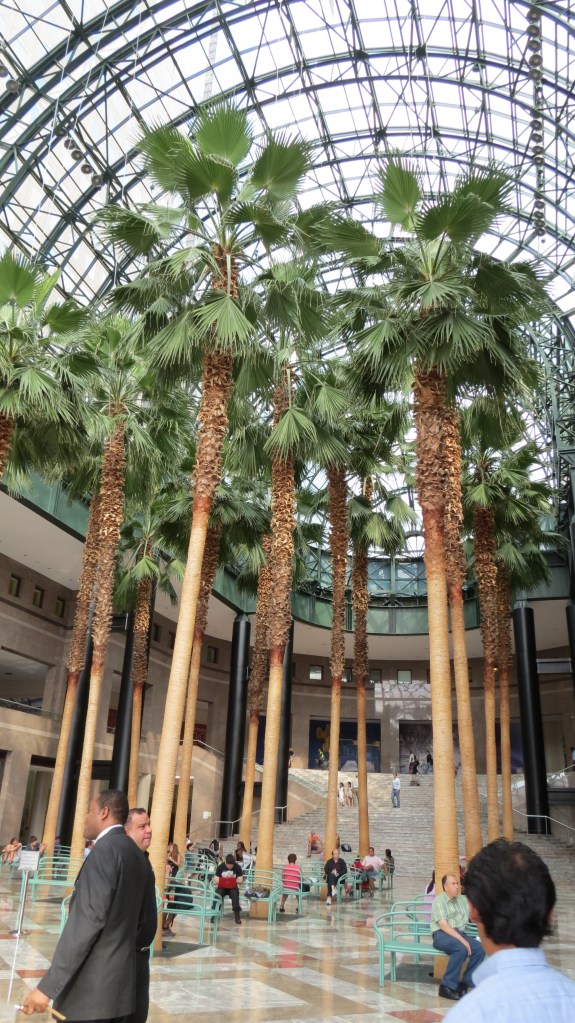 The rebuilt Palm Court.