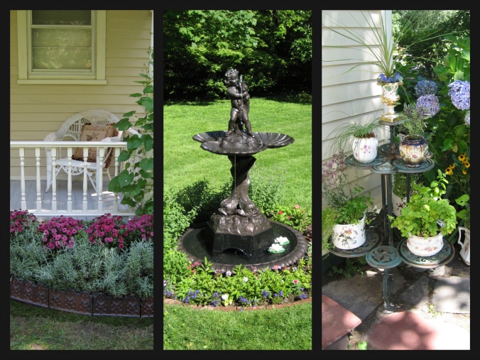 My friends Catherine & Robert have added numerous Victorian fixtures to their Long Island garden.